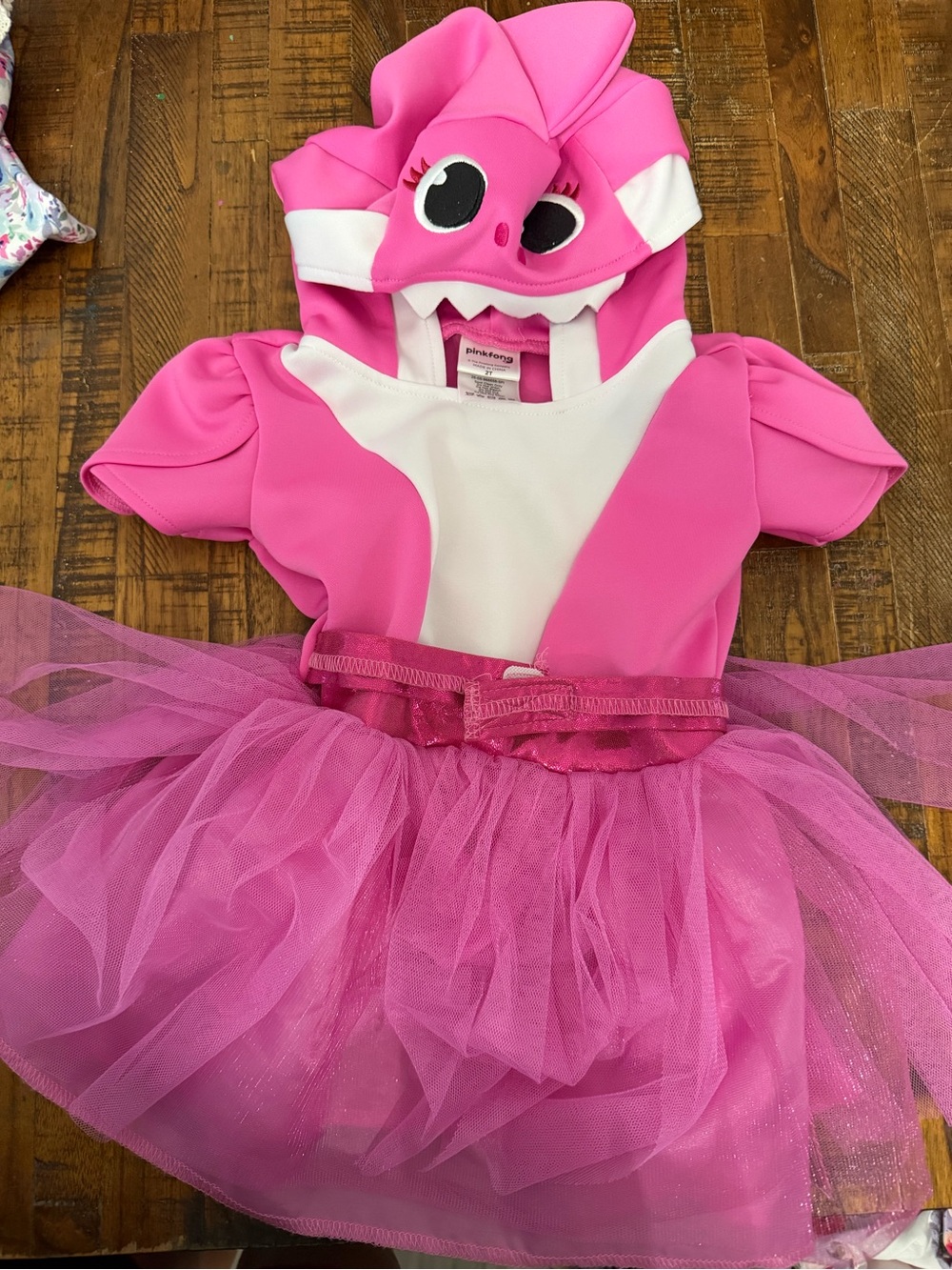 Pink mommy Shark Tutu Costume - 2t